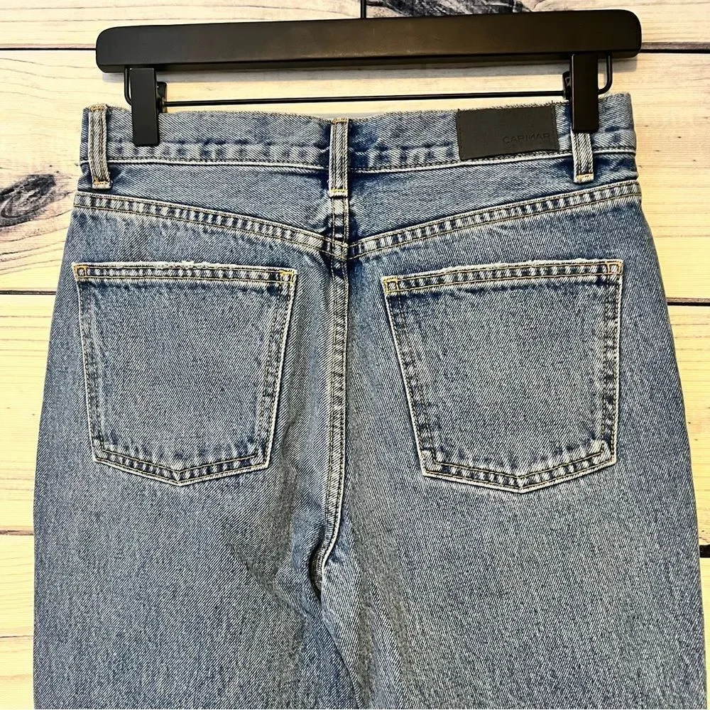 Carmar Alexander High Rise Medium Wash Straight Leg Jeans